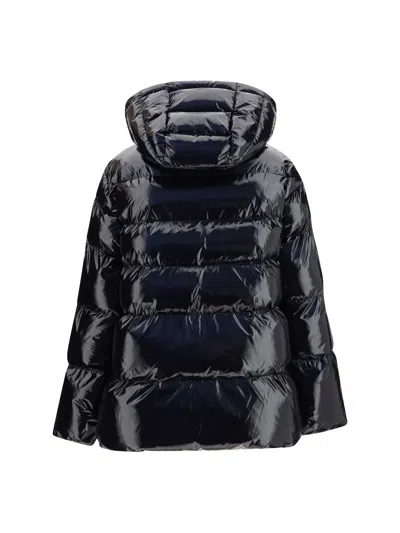 Pinko Eleodoro Down Jacket In Blue