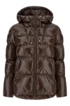 Pinko Eleodoro Puffer Jackets Brown In Brown