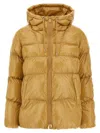 Pinko Eleodoro Down Jacket In Yellow
