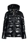 PINKO ELEODORO HOODED SHINY DOWN JACKET PINKO