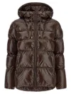 Pinko Eleodoro Puffer Jackets Brown In Multi