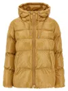 Pinko Eleodoro Down Jacket In Yellow