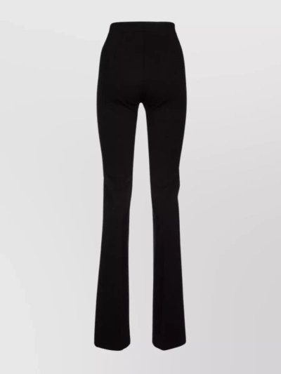 Pinko Elevated High Waist Flare Trousers In Black