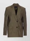Pinko Elevated V-neck Jacket Pockets