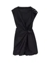 Pinko Elliot Cotton Dress In Black