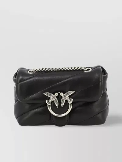 Pinko Embellished Bird Chain Strap Satchel