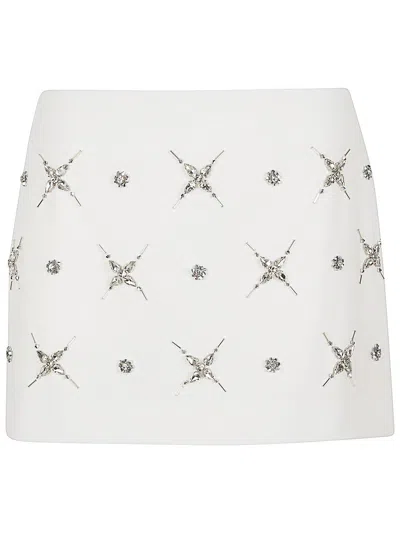 PINKO EMBELLISHED DOUBLE-LAYER MINI SKIRT PINKO