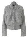 Pinko Dark Lady Giacca Confort Wool In Gray