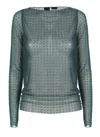 Pinko Sweater  Woman Color Green In Green