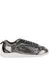 Pinko Sneakres Reby 10 With Sequins In Silver