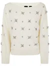 Pinko Scottish Fold Sweater In White