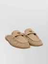 Pinko Embellished Round Toe Flat Sole Loafers