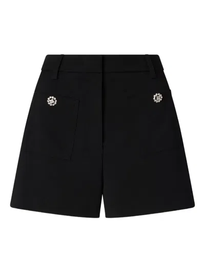 Pinko Embellished Shorts In Black