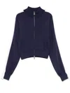 Pinko Embossed-logo Sweatshirt In Blau