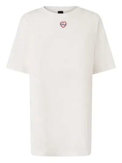 PINKO EMBROIDERED-LOGO COTTON T-SHIRT