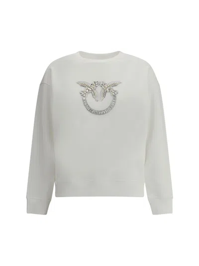 PINKO EMBROIDERED LOGO SWEATSHIRT