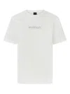 Pinko Jersey T-shirt With Embroidered Logo In White