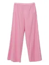 Pinko Embroidered-side Trousers In Pink