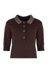Pinko Pull Polo In Brown