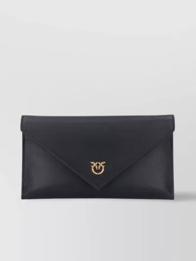 Pinko Envelope Chain Strap Gold-tone Clutch Bag