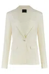 Pinko Single-breasted One Button Jacket In Neutral