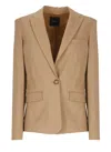 Pinko Equilibrato Pantalone Blazer In Brown