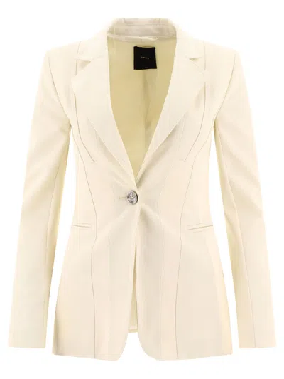 Pinko Eracle Jackets Beige In White