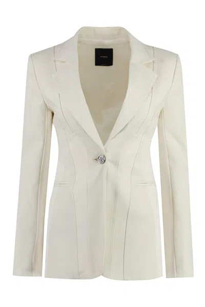 Pinko Eracle Single-breasted One Button Jacket In Pink