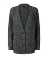 Pinko Erbaceo Cardigan In Black