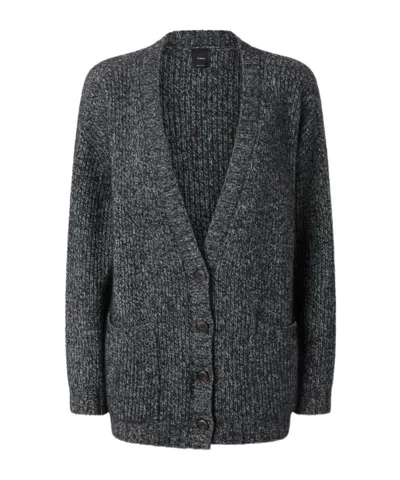 Pinko Erbaceo Cardigan In Black