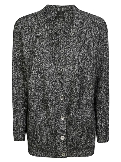 PINKO ERBACEO V-NECK KNITTED CARDIGAN