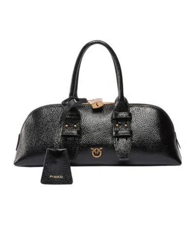 Pinko Escape Bag Horizontal Small Handbag In Black