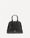 Pinko Escape Bag Maxi Leather Bowling Bag In Black