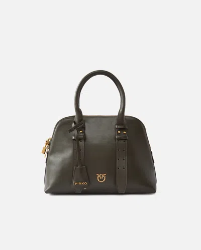 Pinko Escape Bag Medium Leather Handbag