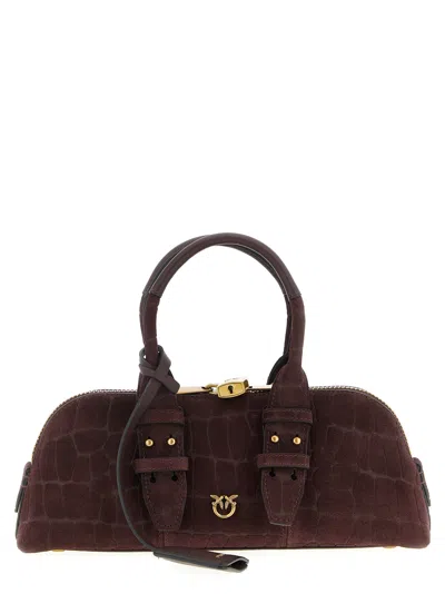 PINKO ESCAPE BAGUETTE HAND BAGS BORDEAUX