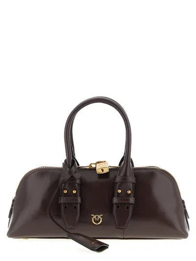 PINKO ESCAPE BAGUETTE HAND BAGS BORDEAUX