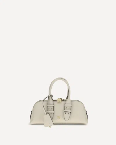 Pinko Escape Baguette Handbag In White