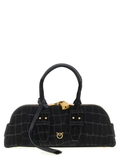 Pinko Escape Baguette Small Handbag In Black