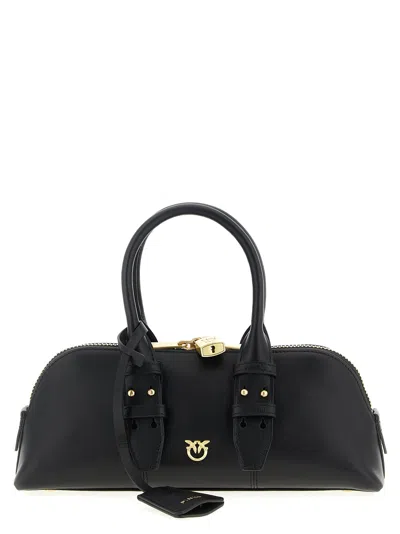 Pinko Escape Baguette Small Handbag In Black