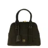 Pinko Escape Bag Small Handbag In Crocodile-print Leather In Multi