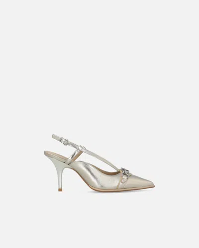 PINKO - ESCARPINS SLINGBACK EN CUIR NAPPA LAMINÉ - 41