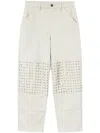 Pinko Esiodo Straight-leg Trousers In White