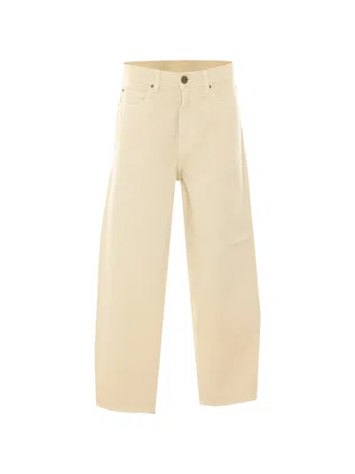 Pinko Estelle Embroidered Jeans In Neutral