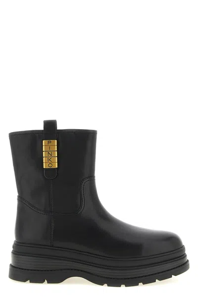 Pinko Eva 02 Ankle Boots In Black