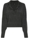 Pinko Evanescente Sweater In Gray