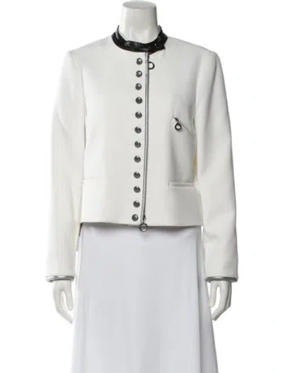 Pre-owned Pinko Evening Jacket In White