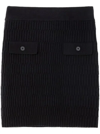 Pinko Exotic Mini Skirt In Black