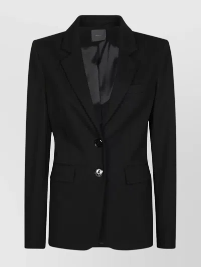 PINKO FABRIC POINT JACKET BACK VENT