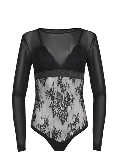 Pinko "fagiolino" Bodysuit In Black