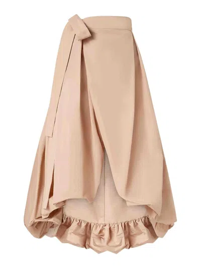 PINKO BARBAGIANNI PLEATED SKIRT